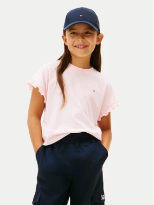 Tommy Hilfiger T-Shirt KG0KG08970 S Różowy Regular Fit