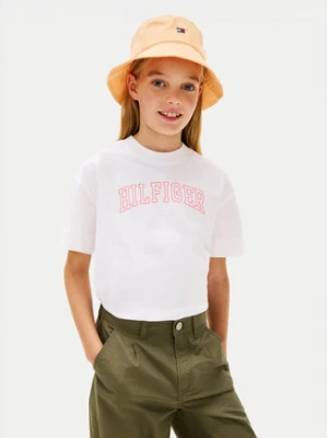 Tommy Hilfiger T-Shirt KG0KG09523 Biały Regular Fit