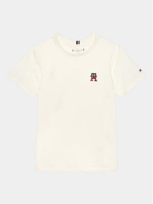 Tommy Hilfiger T-Shirt KS0KS00293 D Écru Regular Fit