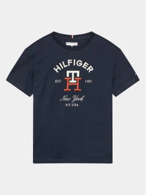 Tommy Hilfiger T-Shirt KS0KS00393 D Granatowy Regular Fit