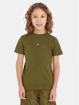 Tommy Hilfiger T-Shirt KS0KS00397 Zielony Regular Fit