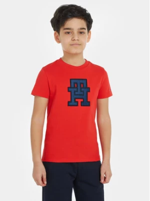 Tommy Hilfiger T-Shirt KS0KS00527 Czerwony Regular Fit