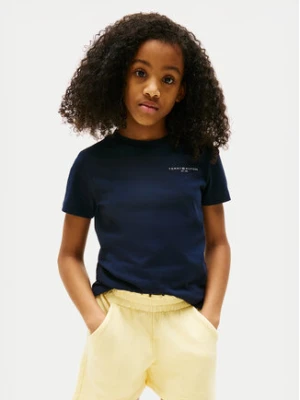Tommy Hilfiger T-Shirt KS0KS00594 Granatowy Regular Fit