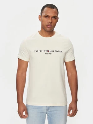 Tommy Hilfiger T-Shirt Logo MW0MW11797 Beżowy Regular Fit