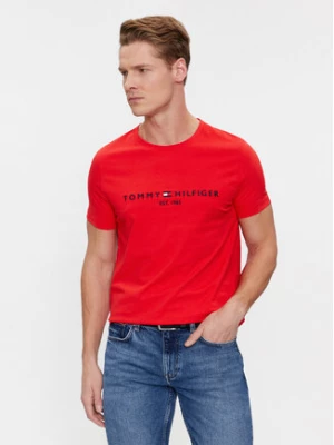 Tommy Hilfiger T-Shirt Logo MW0MW11797 Czerwony Regular Fit