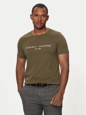 Tommy Hilfiger T-Shirt Logo MW0MW11797 Khaki Regular Fit