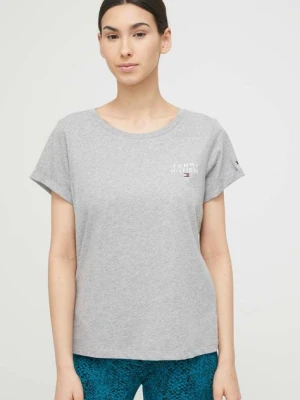 Tommy Hilfiger t-shirt lounge bawełniany kolor szary UW0UW04525