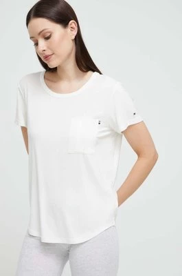 Tommy Hilfiger t-shirt lounge kolor biały