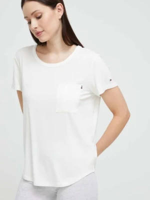 Tommy Hilfiger t-shirt lounge kolor biały
