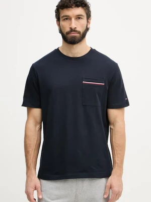 Tommy Hilfiger t-shirt męski bawełniany granatowy
