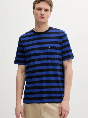 Tommy Hilfiger T-shirt męski bawełniany granatowy