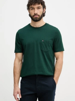 Tommy Hilfiger T-shirt męski bawełniany zielony