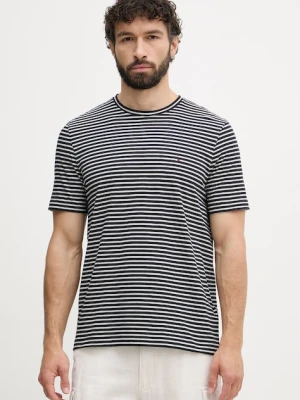 Tommy Hilfiger T-shirt męski bawełniany granatowy