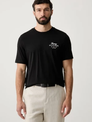 Tommy Hilfiger T-shirt męski bawełniany czarny