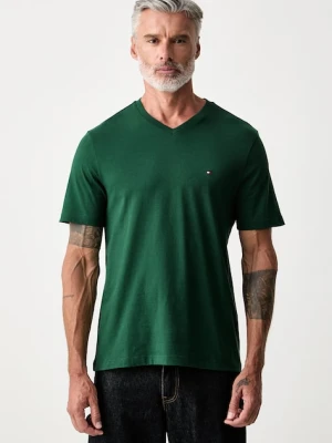 Tommy Hilfiger T-shirt męski bawełniany zielony