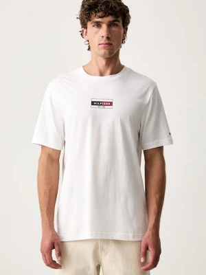 Tommy Hilfiger T-shirt męski bawełniany biały
