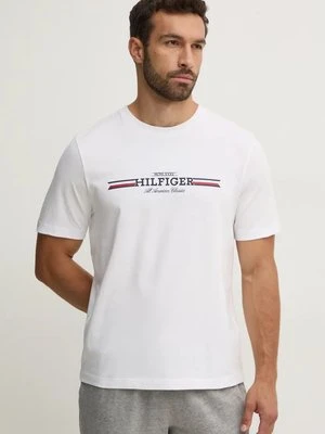 Tommy Hilfiger t-shirt męski kolor biały z nadrukiem MW0MW36480