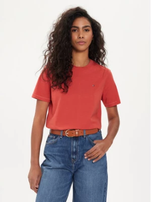 Tommy Hilfiger T-Shirt Modern WW0WW39848 Czerwony Regular Fit