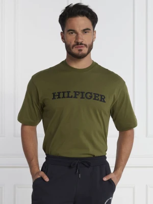 Tommy Hilfiger T-shirt MONOTYPE EMBRO | Relaxed fit khaki