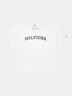 Tommy Hilfiger T-Shirt Monotype KG0KG07431 D Biały Regular Fit