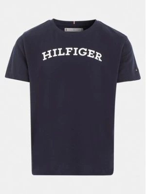 Tommy Hilfiger T-Shirt Monotype KG0KG07431 M Granatowy Regular Fit