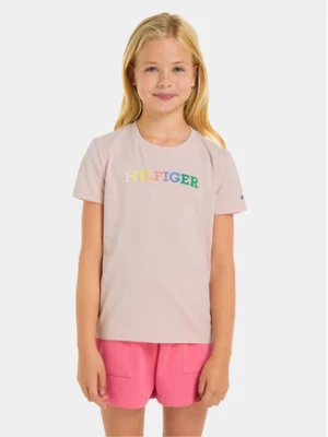 Tommy Hilfiger T-Shirt Monotype KG0KG07851 M Różowy Regular Fit