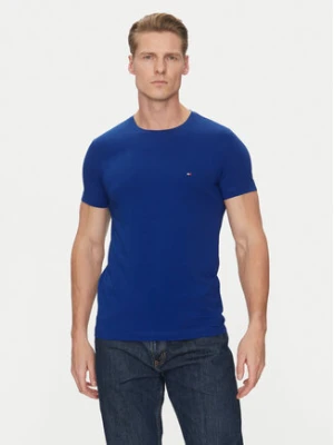 Tommy Hilfiger T-Shirt MW0MW10800 Niebieski Slim Fit