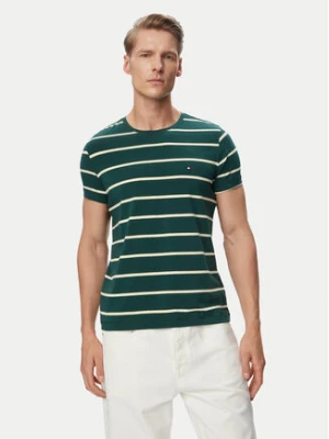 Tommy Hilfiger T-Shirt MW0MW10800 Zielony Slim Fit