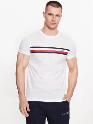 Tommy Hilfiger T-Shirt MW0MW32119 Biały Slim Fit