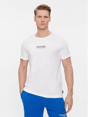 Tommy Hilfiger T-Shirt MW0MW34387 Biały Slim Fit