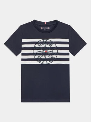 Tommy Hilfiger T-Shirt Nautical KB0KB08205 D Granatowy Regular Fit