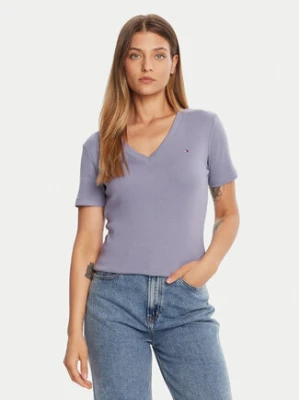 Tommy Hilfiger T-Shirt New Cody WW0WW40584 Fioletowy Slim Fit