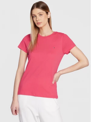 Tommy Hilfiger T-Shirt New Crew WW0WW27735 Różowy Regular Fit