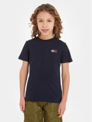 Tommy Hilfiger T-Shirt New York Flag KB0KB08626 M Granatowy Regular Fit