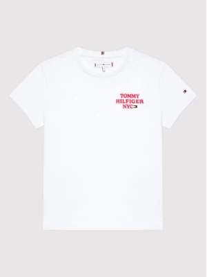 Tommy Hilfiger T-Shirt Nyc Graphic KG0KG06671 D Biały Regular Fit