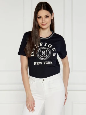 Tommy Hilfiger T-shirt Varsity | Comfort fit granatowy