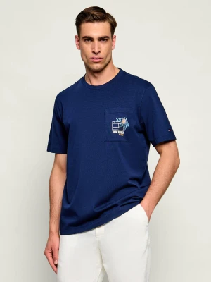 Tommy Hilfiger T-shirt | Regular Fit granatowy