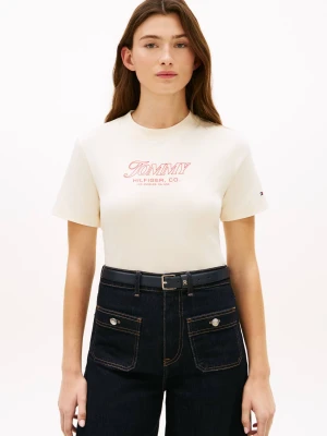 Tommy Hilfiger T-shirt | Regular Fit kremowy