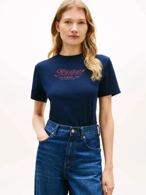 Tommy Hilfiger T-shirt | Regular Fit granatowy