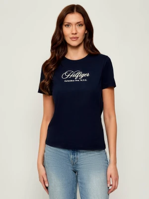 Tommy Hilfiger T-shirt | Regular Fit granatowy