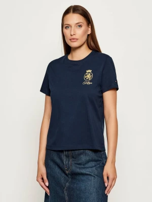 Tommy Hilfiger T-shirt | Regular Fit granatowy