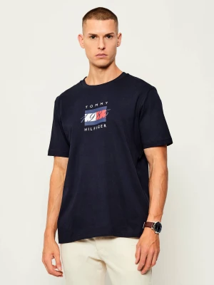Tommy Hilfiger T-shirt | Regular Fit granatowy