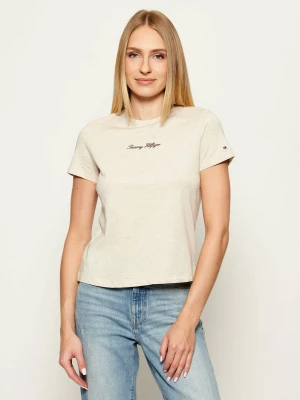 Tommy Hilfiger T-shirt | Regular Fit beżowy