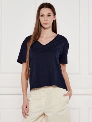 Tommy Hilfiger T-shirt | Regular Fit granatowy