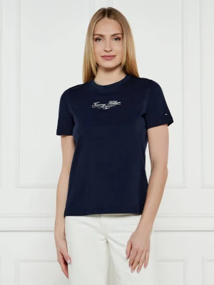 Tommy Hilfiger T-shirt | Regular Fit granatowy