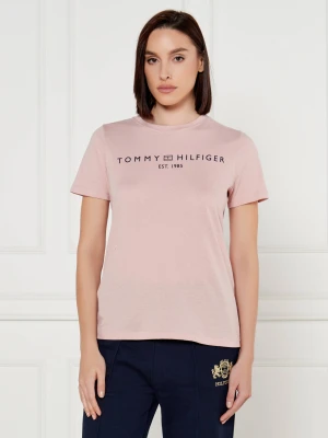 Tommy Hilfiger T-shirt | Regular Fit różowy