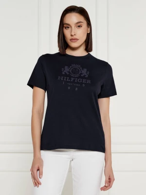 Tommy Hilfiger T-shirt | Regular Fit granatowy