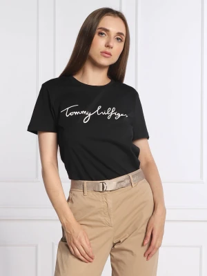 Tommy Hilfiger T-shirt | Regular Fit czarny