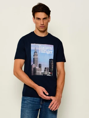 Tommy Hilfiger T-shirt | Regular Fit granatowy