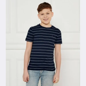 Tommy Hilfiger T-shirt | Regular Fit | z dodatkiem lnu